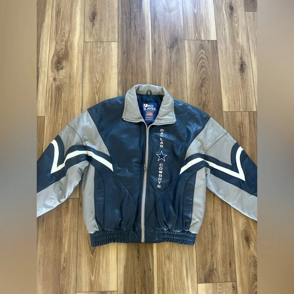 Pro Player mens vintage Dallas Cowboys Bomber Jacket size large